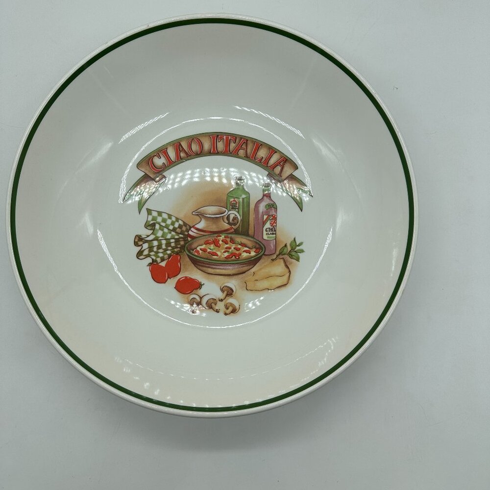 Over & Back Large Pasta Serving Bowl Made in Italy OVB16 Ciaoitalia EUC